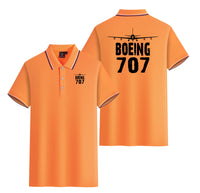 Thumbnail for Boeing 707 & Plane Designed Stylish Polo T-Shirts (Double-Side)