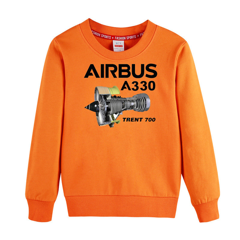 Airbus A330 & Trent 700 Engine Designed "CHILDREN" Sweatshirts