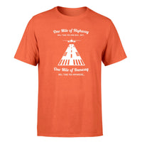 Thumbnail for One Mile of Runway Will Take you Anywhere Designed T-Shirts