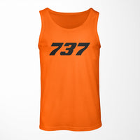 Thumbnail for 737 Flat Text Designed Tank Tops