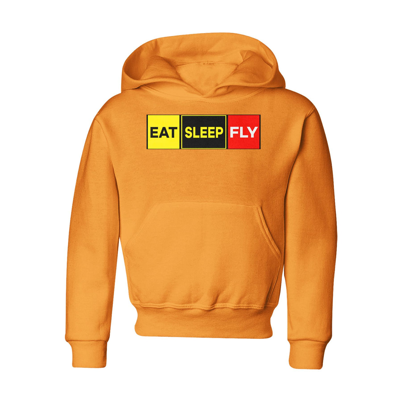 Eat Sleep Fly (Colourful) Designed "CHILDREN" Hoodies