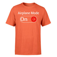 Thumbnail for Airplane Mode On Designed T-Shirts