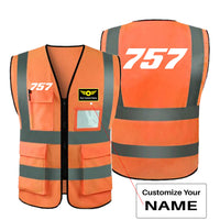 Thumbnail for 757 Flat Text Designed Reflective Vests