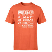 Thumbnail for Flight Attendant Label Designed T-Shirts