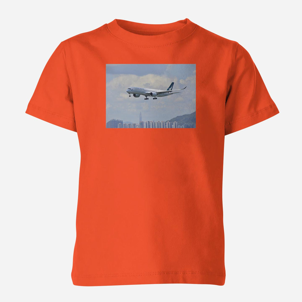 Cathay Pacific Airbus A350 Designed Children T-Shirts