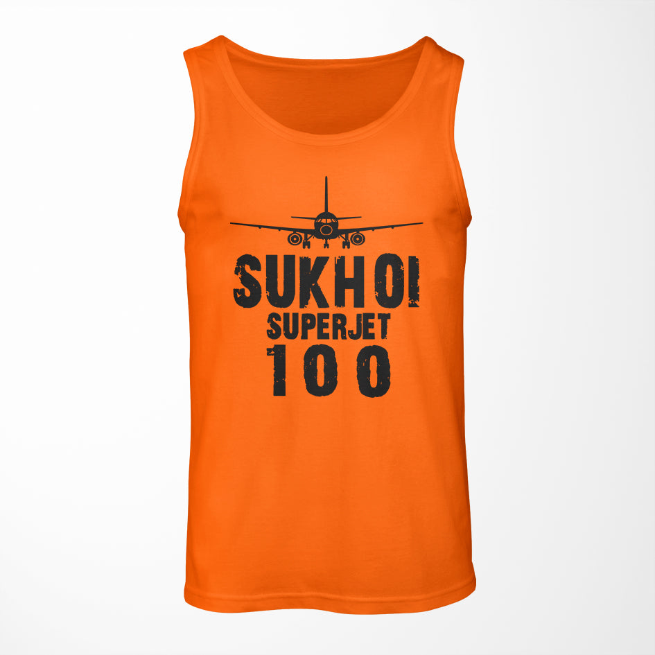 Sukhoi Superjet 100 & Plane Designed Tank Tops