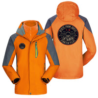 Thumbnail for Fighter Jet 16 - Death From Above Designed Thick Skiing Jackets