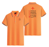 Thumbnail for In Aviation Designed Stylish Polo T-Shirts (Double-Side)