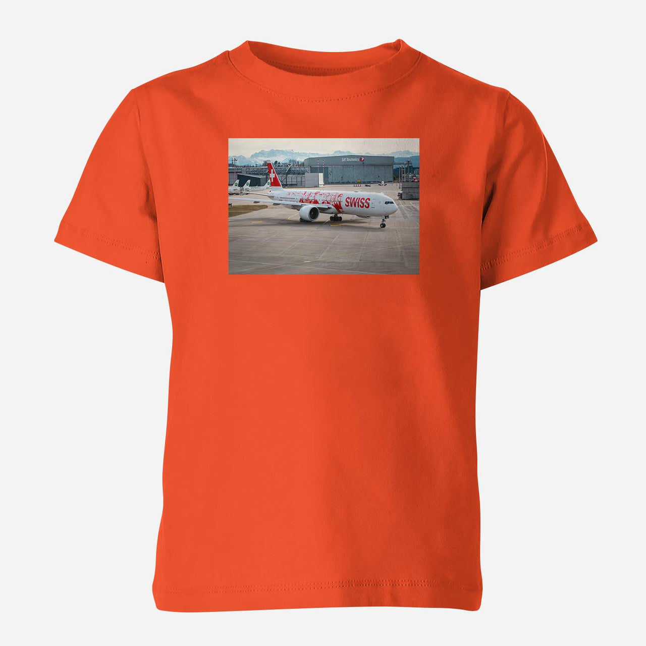 Boeing 777 Swiss Foto Designed Children T-Shirts