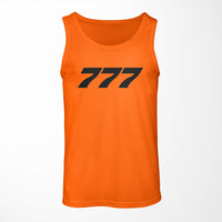 Thumbnail for 777 Flat Text Designed Tank Tops