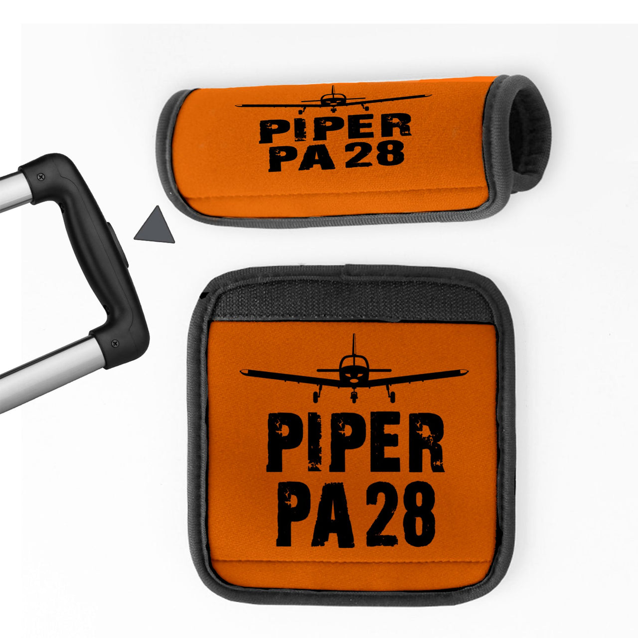 Piper PA28 & Plane Designed Neoprene Luggage Handle Covers