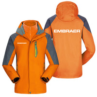 Thumbnail for Embraer & Text Designed Thick Skiing Jackets