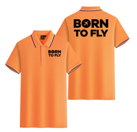 Thumbnail for Born To Fly Special Designed Stylish Polo T-Shirts (Double-Side)