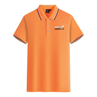 Thumbnail for The Airbus A380 Designed Stylish Polo T-Shirts