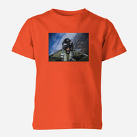 Thumbnail for Amazing Military Pilot Selfie Designed Children T-Shirts