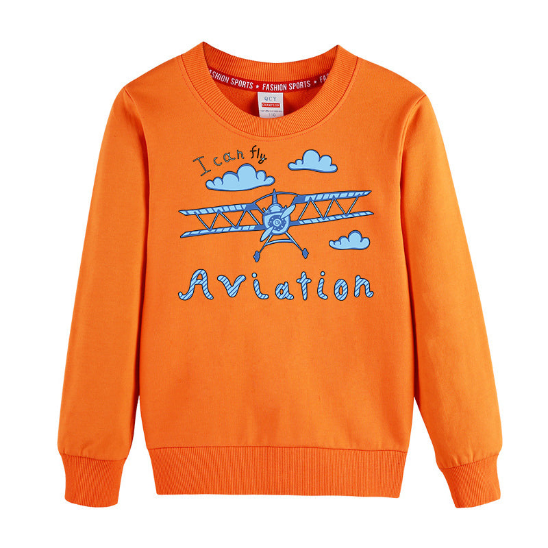 I Can Fly & Aviation Designed "CHILDREN" Sweatshirts