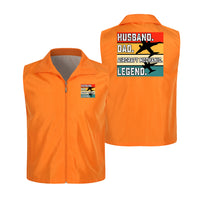 Thumbnail for Husband & Dad & Aircraft Mechanic & Legend Designed Thin Style Vests