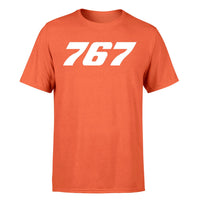 Thumbnail for 767 Flat Text Designed T-Shirts