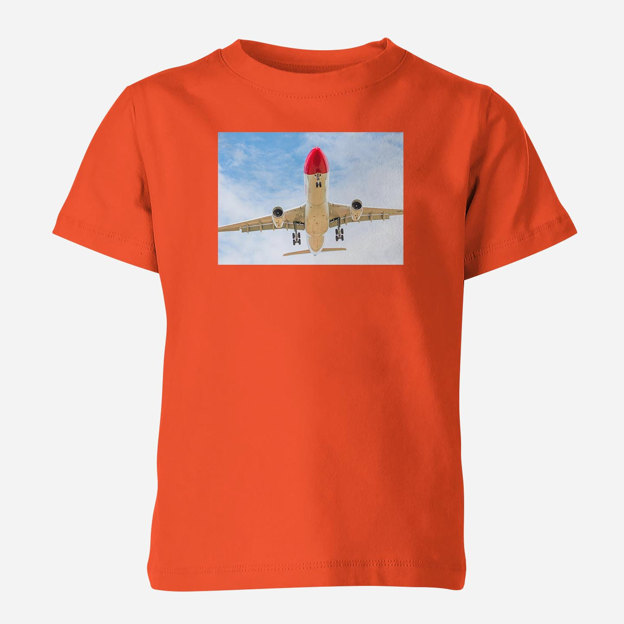 Beautiful Airbus A330 on Approach Designed Children T-Shirts