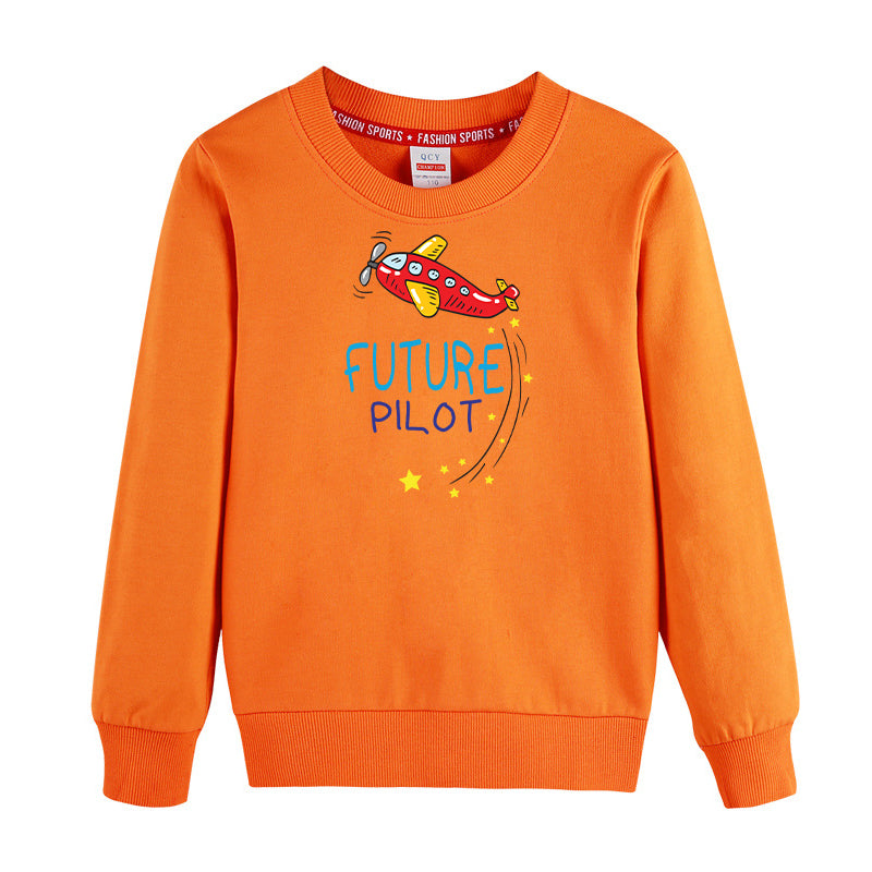 Future Pilot (Airplane) Designed "CHILDREN" Sweatshirts