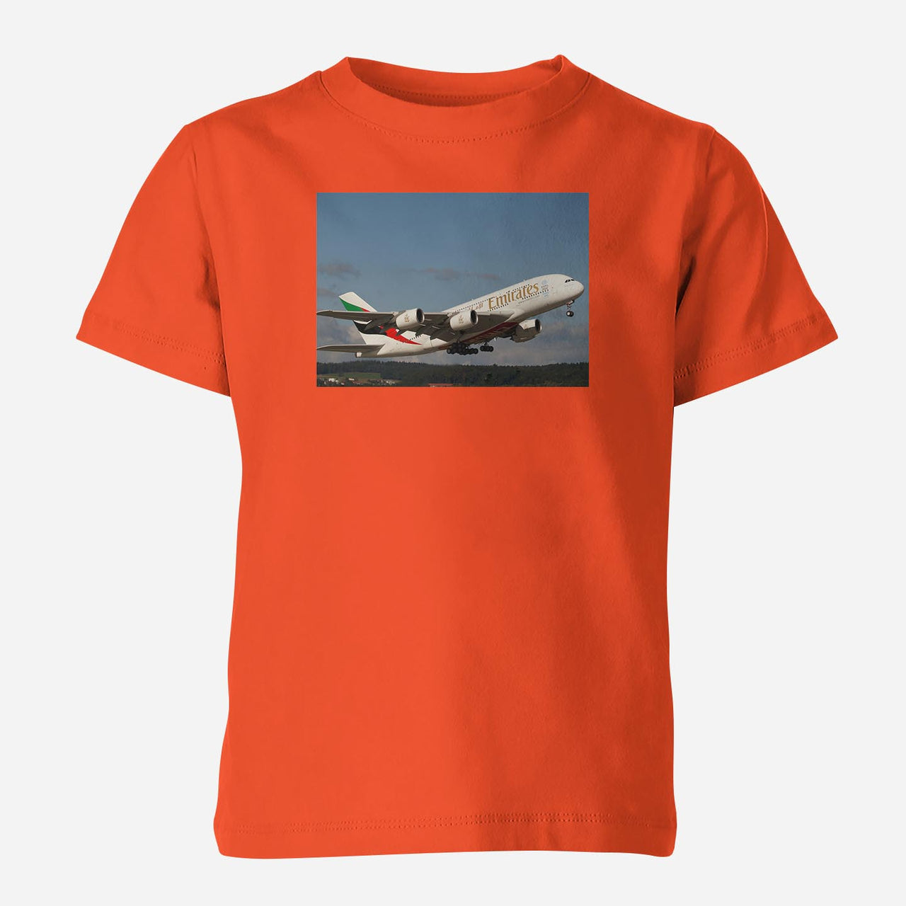 Departing Emirates A380 Designed Children T-Shirts