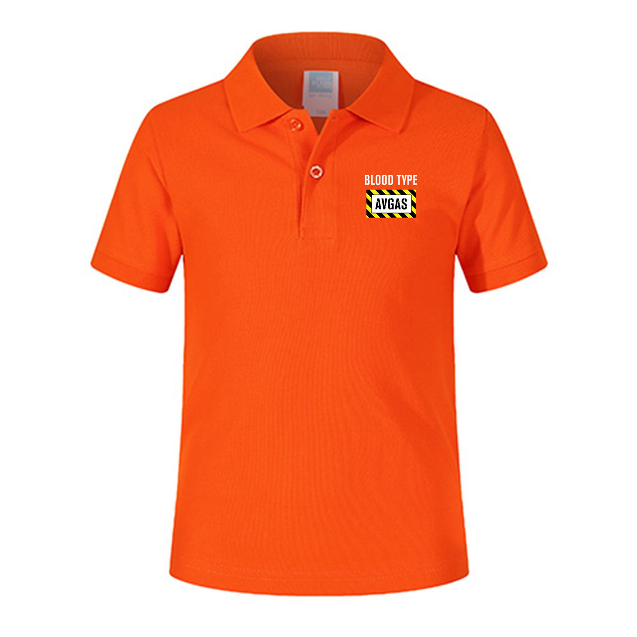 Blood Type AVGAS Designed Children Polo T-Shirts