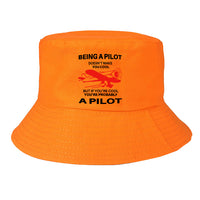 Thumbnail for If You're Cool You're Probably a Pilot Designed Summer & Stylish Hats