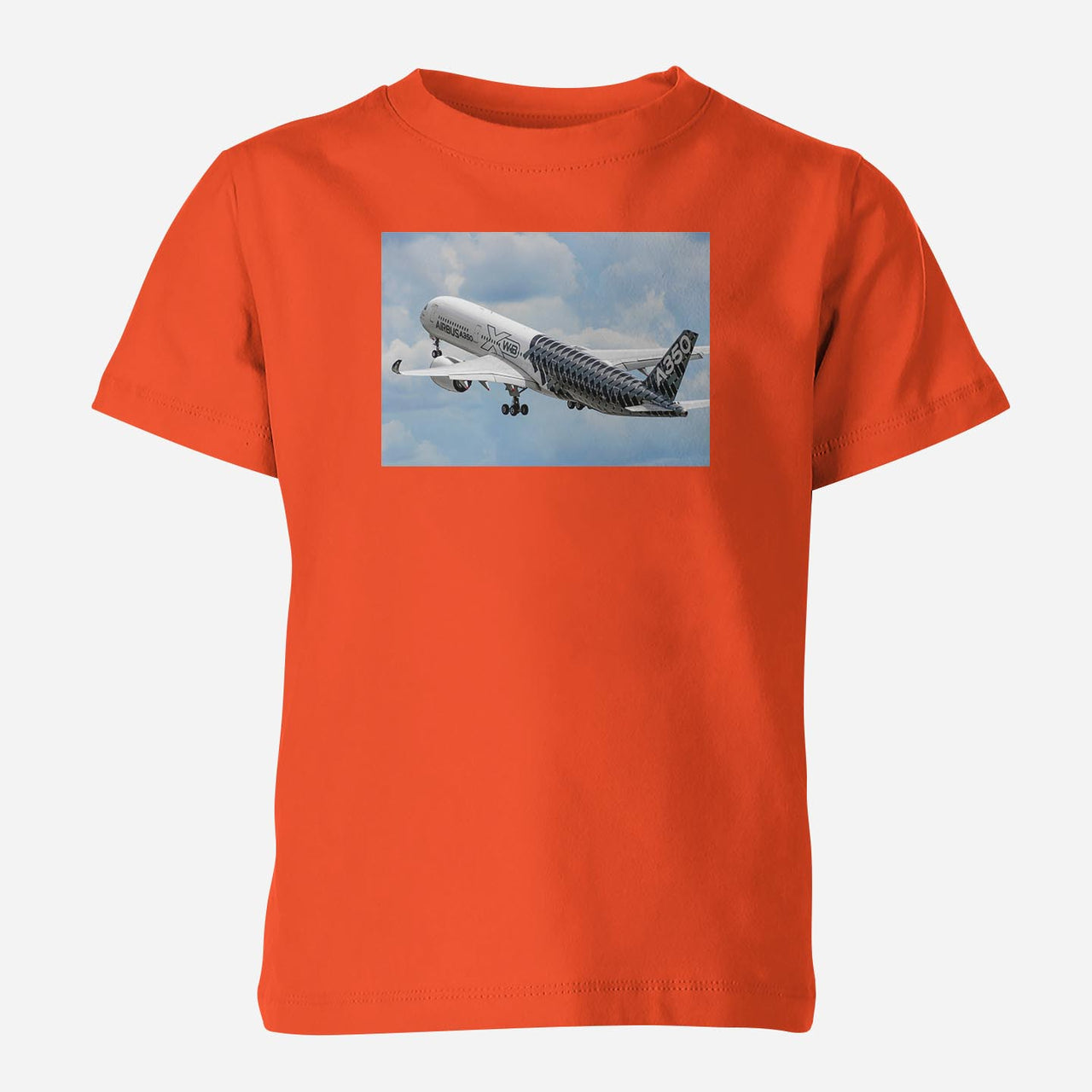 Departing Airbus A350 (Original Livery) Designed Children T-Shirts