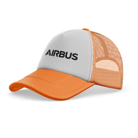 Thumbnail for Airbus & Text Designed Trucker Caps & Hats