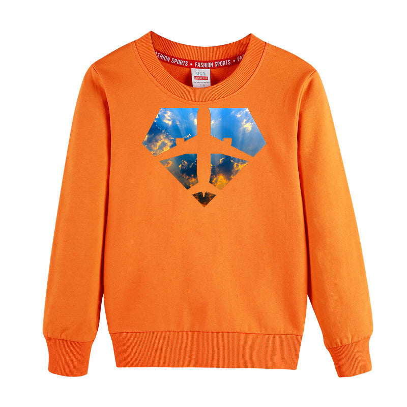 Supermen of The Skies (Sunrise) Designed "CHILDREN" Sweatshirts