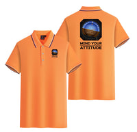 Thumbnail for Mind Your Attitude Designed Stylish Polo T-Shirts (Double-Side)