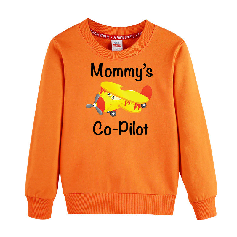 Mommy's Co-Pilot (Propeller2) Designed "CHILDREN" Sweatshirts