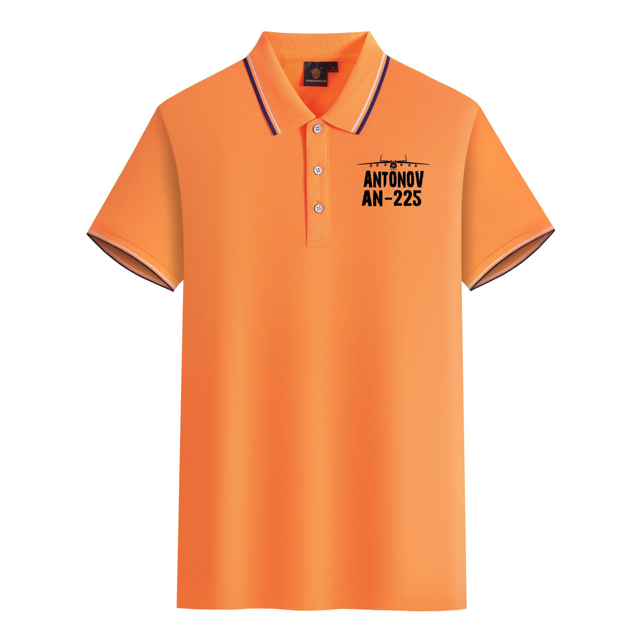 Antonov AN-225 & Plane Designed Stylish Polo T-Shirts