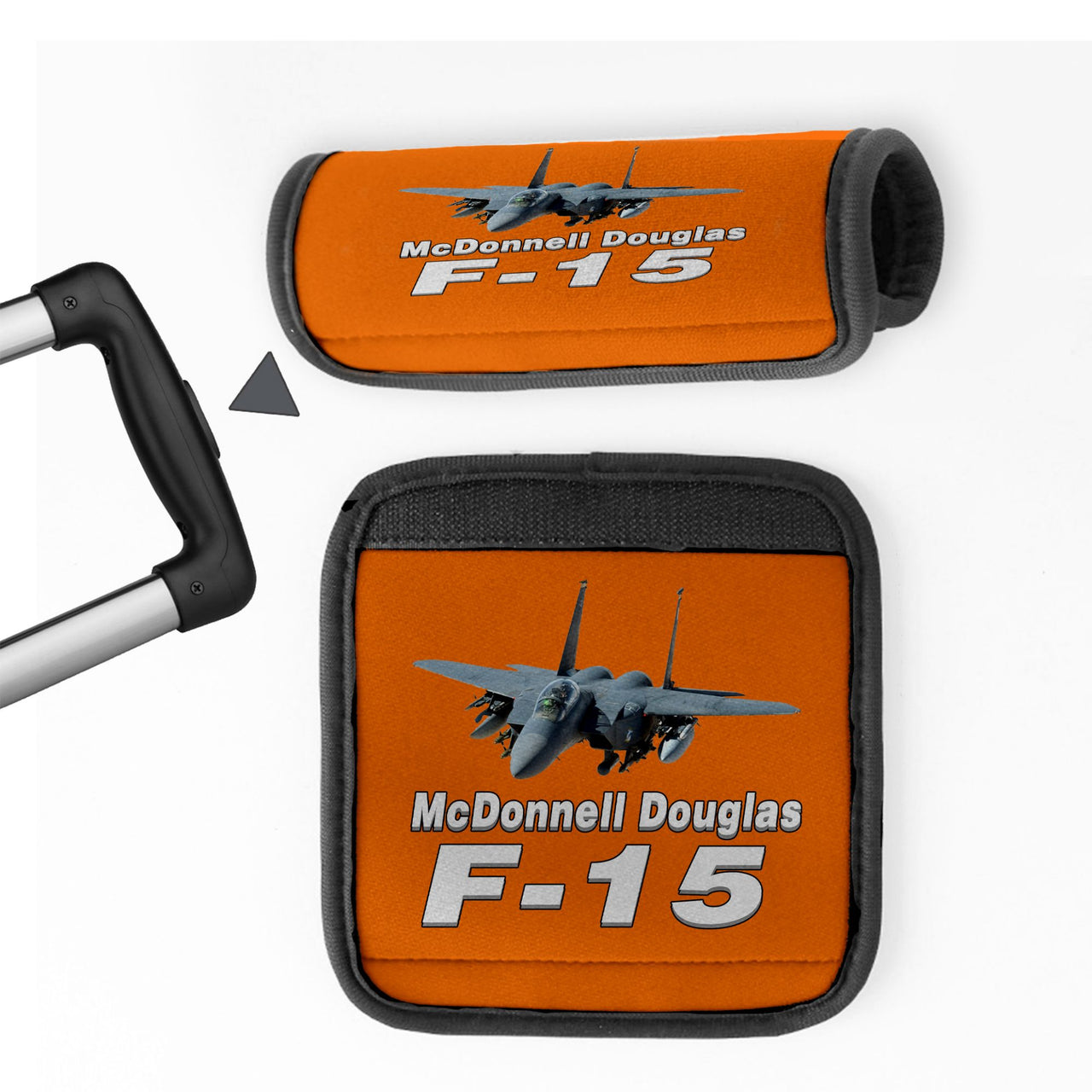 The McDonnell Douglas F15 Designed Neoprene Luggage Handle Covers