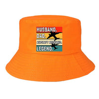Thumbnail for Husband & Dad & Aircraft Mechanic & Legend Designed Summer & Stylish Hats