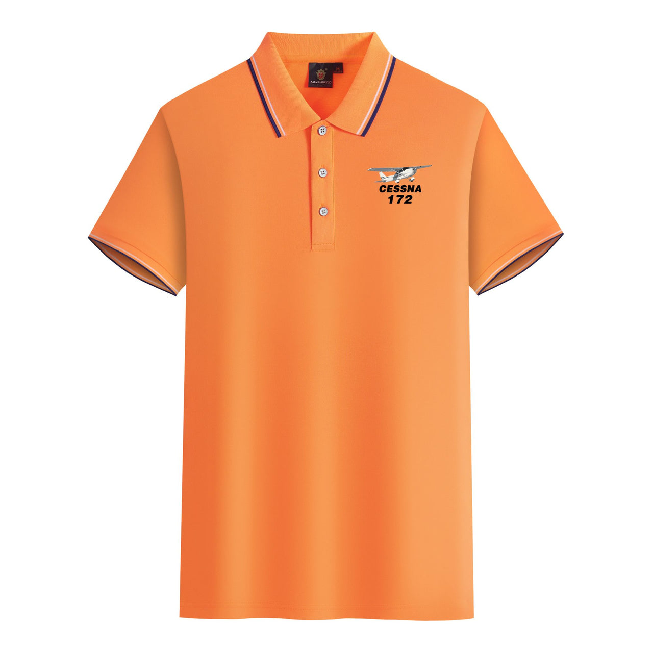 The Cessna 172 Designed Stylish Polo T-Shirts