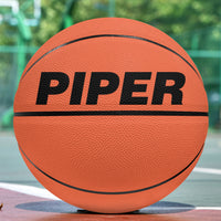 Thumbnail for Piper & Text Designed Basketball