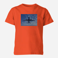 Thumbnail for Airplane From Below Designed Children T-Shirts