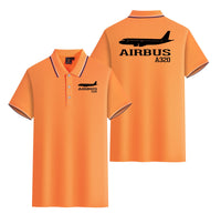 Thumbnail for Airbus A320 Printed Designed Stylish Polo T-Shirts (Double-Side)