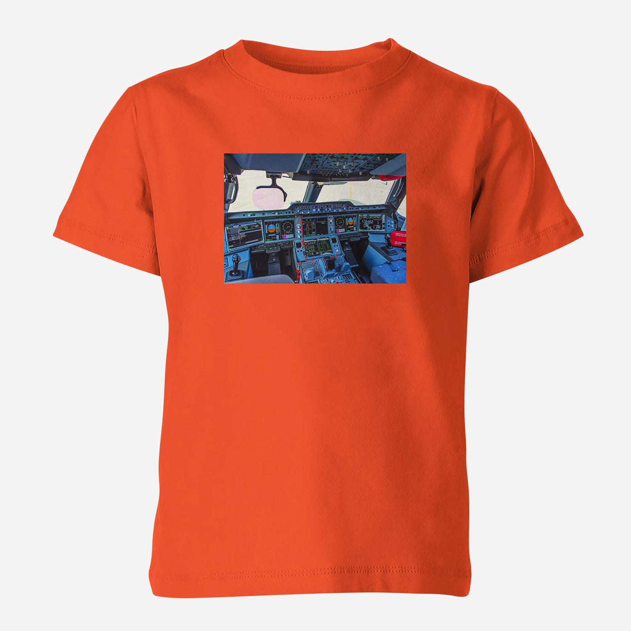 Airbus A350 Cockpit Designed Children T-Shirts