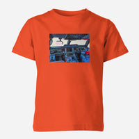 Thumbnail for Airbus A350 Cockpit Designed Children T-Shirts