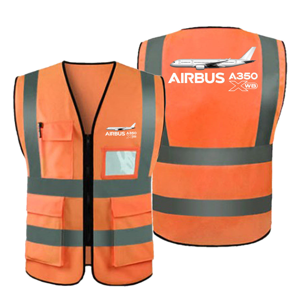 The Airbus A350 WXB Designed Reflective Vests