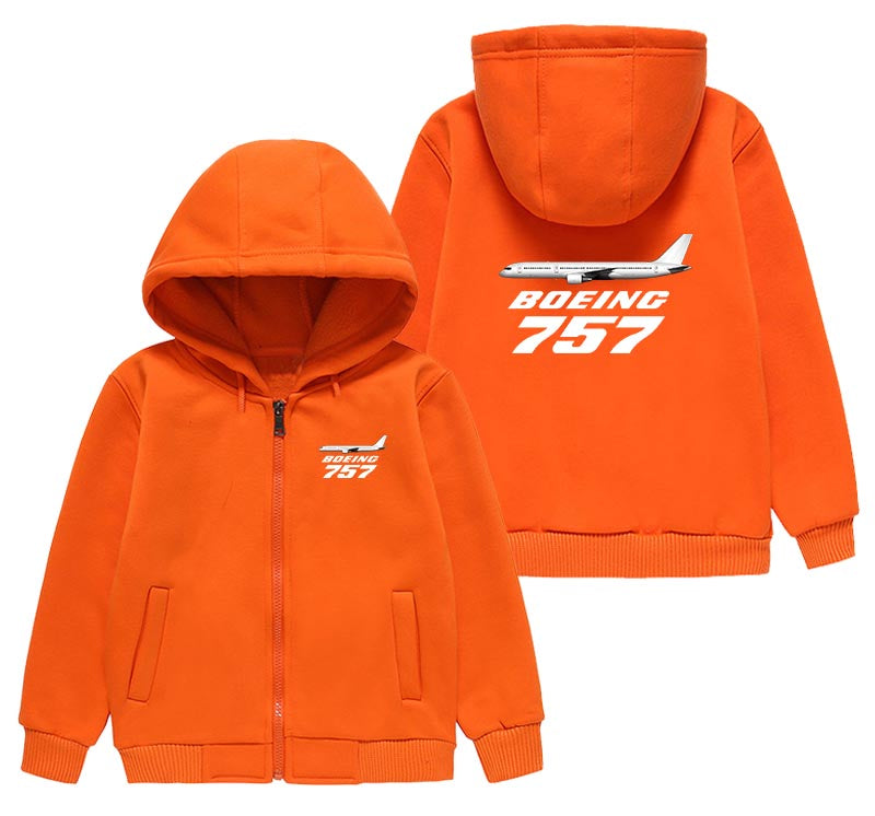 The Boeing 757 Designed "CHILDREN" Zipped Hoodies