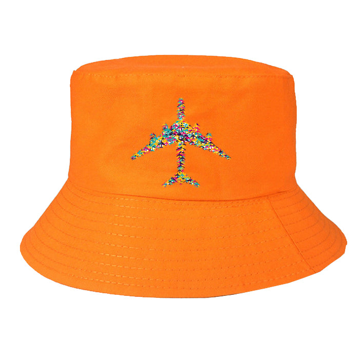Colourful Airplane Designed Summer & Stylish Hats
