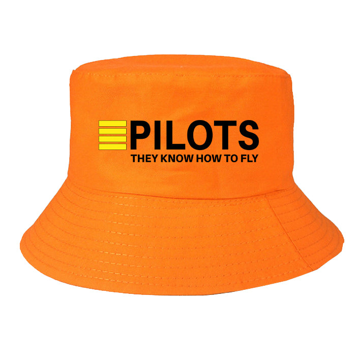 Pilots They Know How To Fly Designed Summer & Stylish Hats