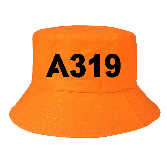 A319 Flat Text Designed Summer & Stylish Hats