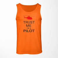 Thumbnail for Trust Me I'm a Pilot (Helicopter) Designed Tank Tops
