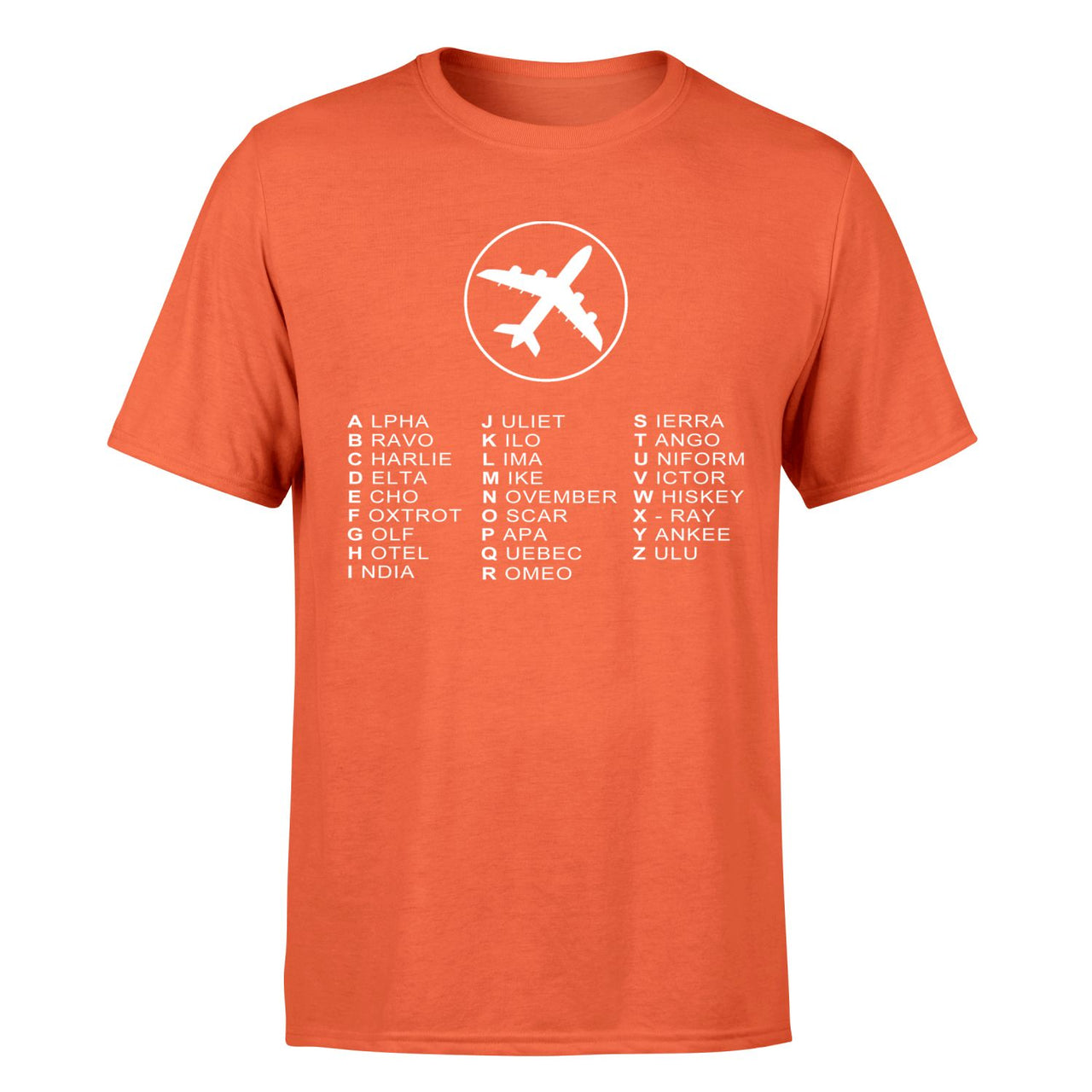 Aviation Alphabet 2 Designed T-Shirts