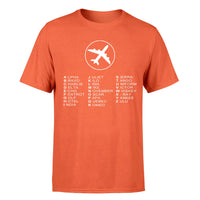 Thumbnail for Aviation Alphabet 2 Designed T-Shirts