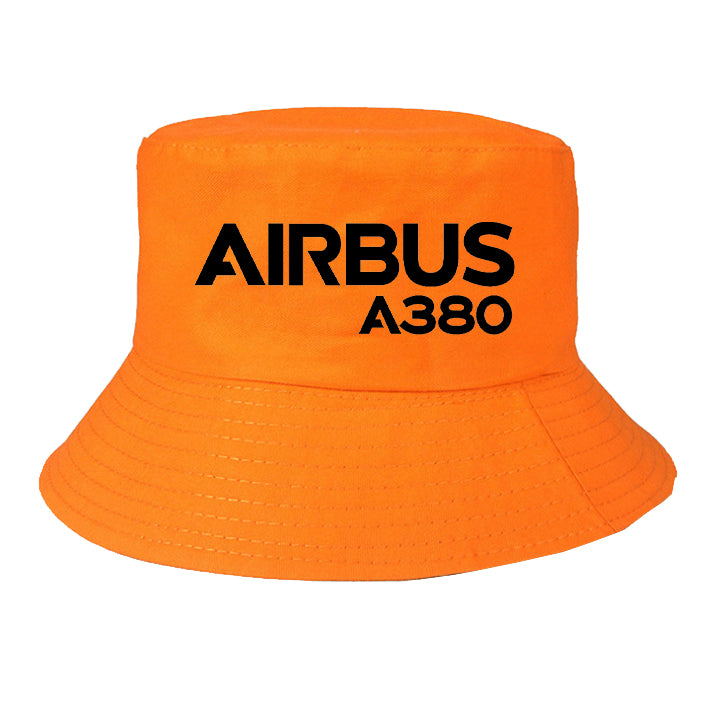 Airbus A380 & Text Designed Summer & Stylish Hats